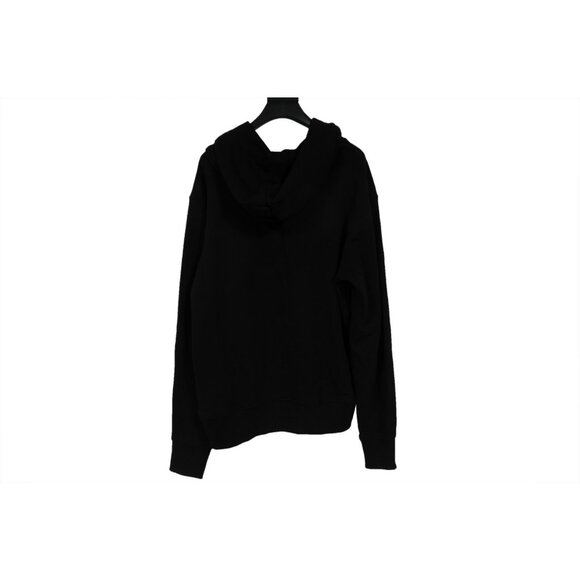 Versace Jeans Couture Mens Logo Hoodie Size Medium Black Gold Cotton Pullover - Picture 4 of 8